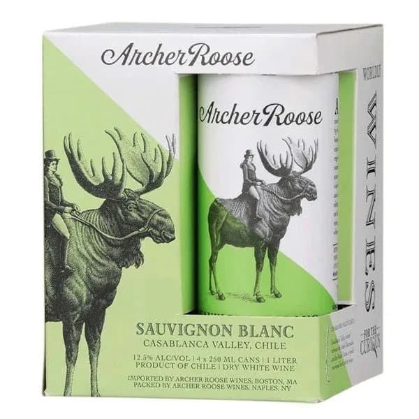 Archer Roose Sauvignon Blanc 250ml x 4 Cans - Amsterwine - Spirits - Archer Roose
