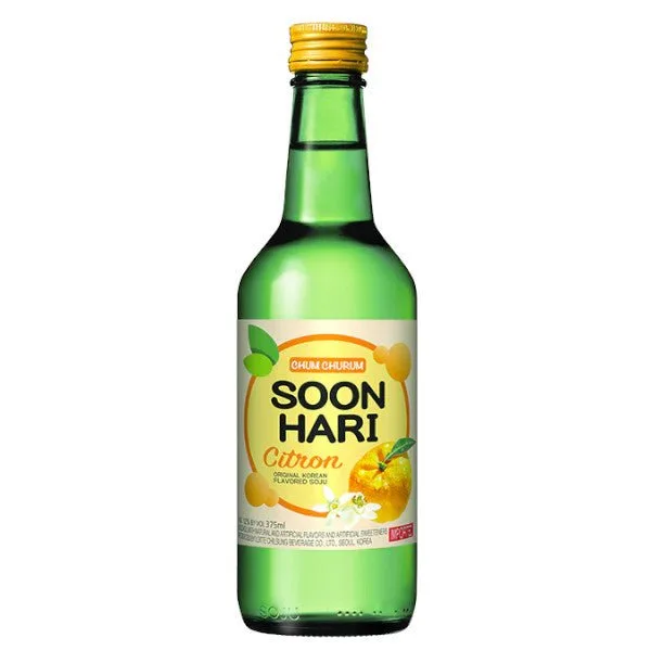 Soon Hari Citron 375ml - Amsterwine - Sake & Soju - Chum Churum
