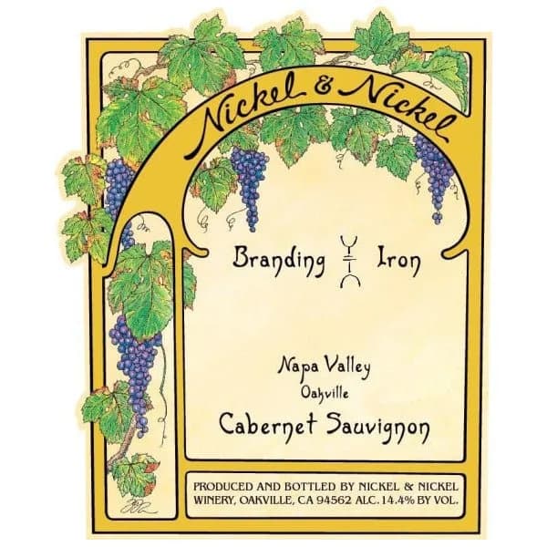 Nickel & Nickel Branding Iron Cabernet Sauvignon Oakville 750ml - Amsterwine - Napa Cabernet - Nickel & Nickel