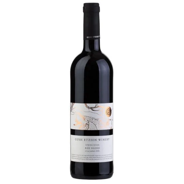 Gush Etzion Spring River Dry Red (Kosher) 750ml - Amsterwine - Wine - Gush Etzion