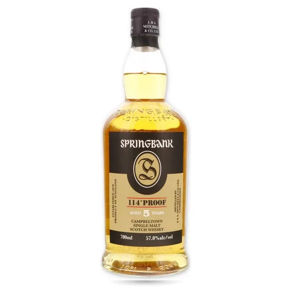 Springbank Campbeltown 5 Year 114 Proof 750ML - Amsterwine - Spirits - Springbank